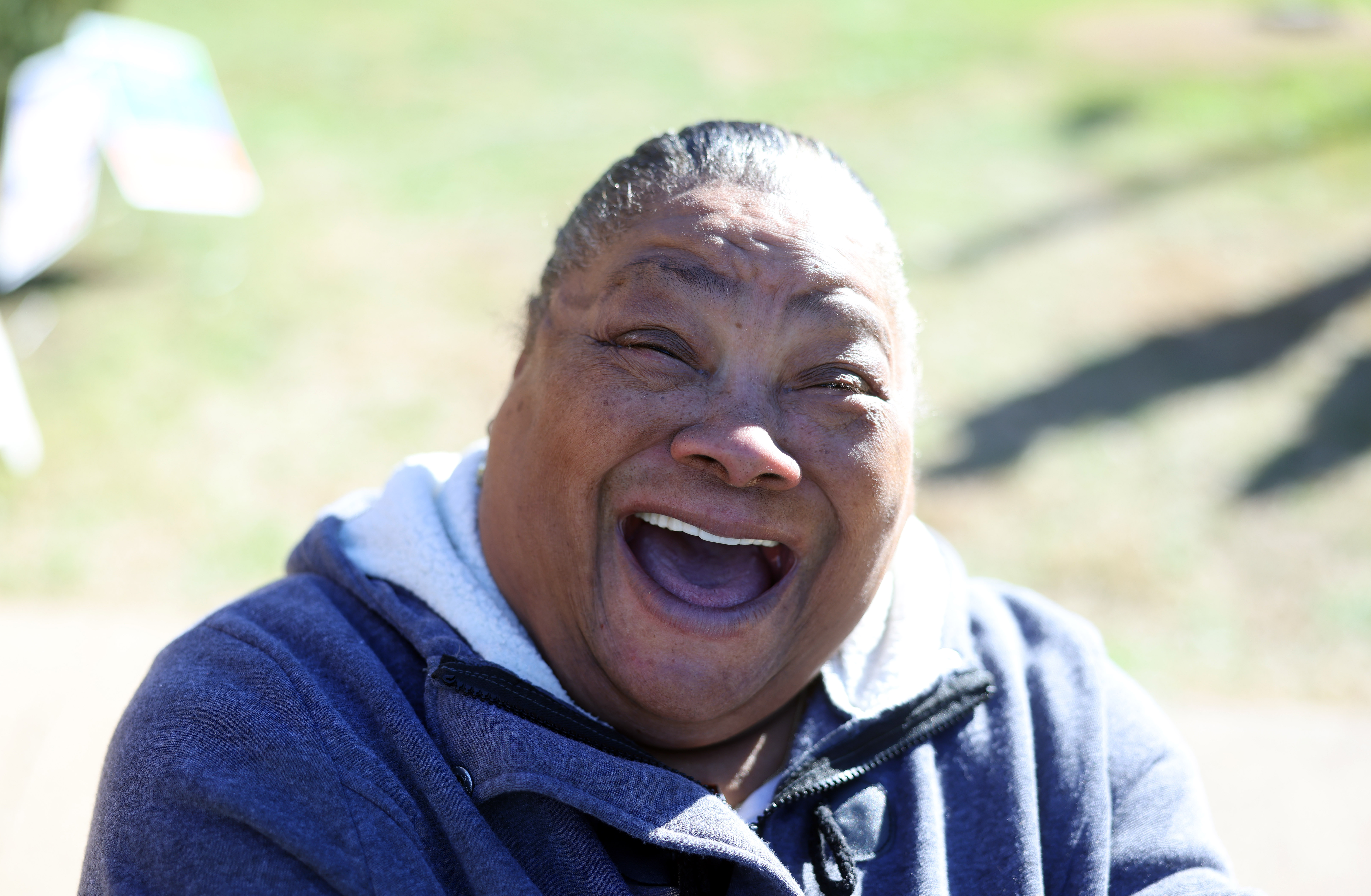 Joanne is a regular guest at a food pantry in Waynesboro. "I thank God for places like this